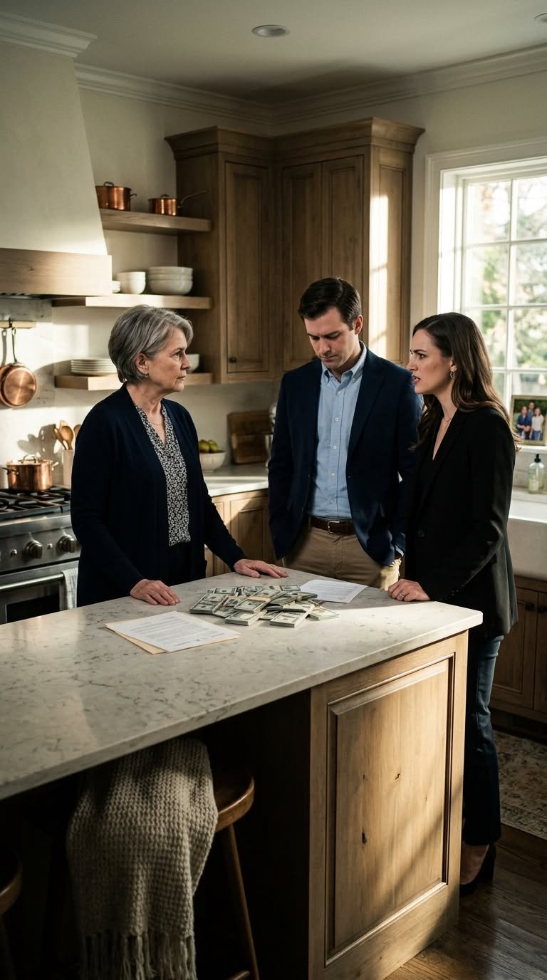 “Sell your house,” my daughter-in-law said as she threw her mother’s unpaid bills across my kitchen counter,