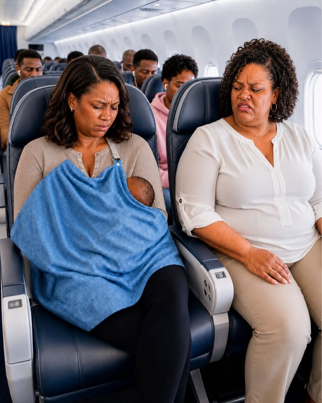 Thirty-Two Days After Losing My Husband, a Stranger Shamed Me for Feeding Our Baby on a Plane—Then My Daughter Asked One Question That Changed Everything