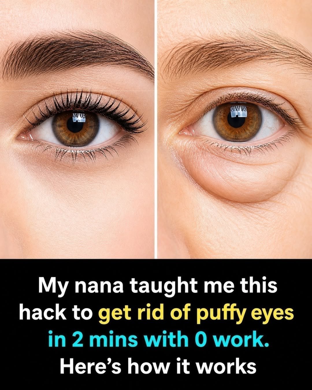 You Won’t Believe What 2 Minutes Can Do to Your Puffy Eyes