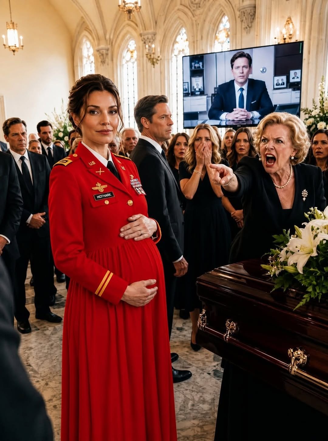MY HUSBAND’S MOTHER SLAMMED A DNA REPORT onto his casket at our funeral, called my unborn son a fraud, and demanded I leave—but she didn’t know David had already prepared for this moment.