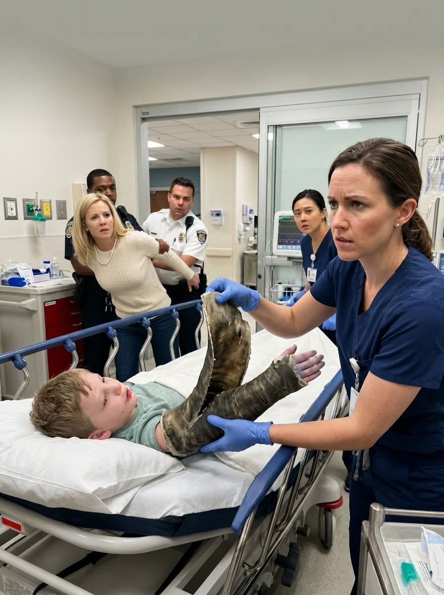 The rotting smell in Trauma Room 2 was unbearable, but when I finally cut off the 8-year-old boy’s filthy, neglected cast