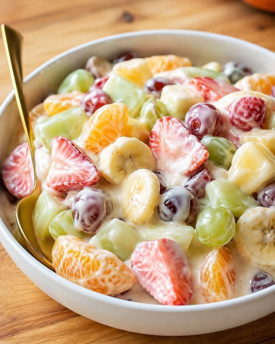 Creamy Mixed Fruit Salad