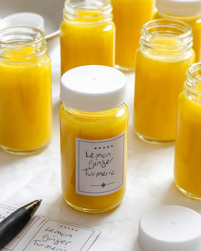 Lemon Ginger Turmeric Shots: A Simple Wellness Drink to Keep in Your Fridge