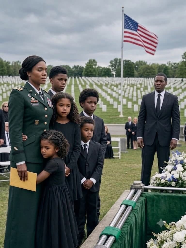 Ten Years After My Husband Threw Me Out Over Another Woman’s Lie, I Returned to His Father’s Funeral With Five Children—And He Recognized His Own Eyes Before I Said a Word
