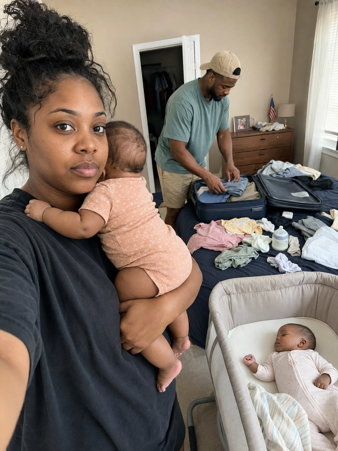 My husband said, “You wanted to be a mother, so act like one,” then left me alone with our six-month-old twins while he went on vacation — when he came back, he stopped dead in the doorway.