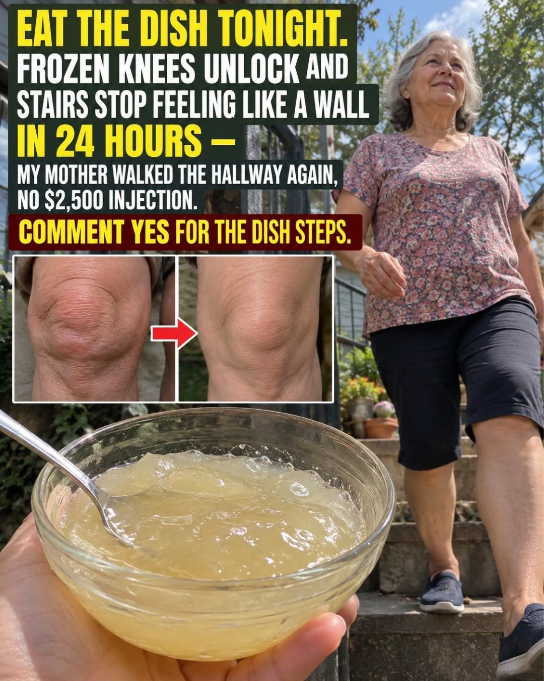 A Simple Gelatin Dish for Supporting Joint Health After 60