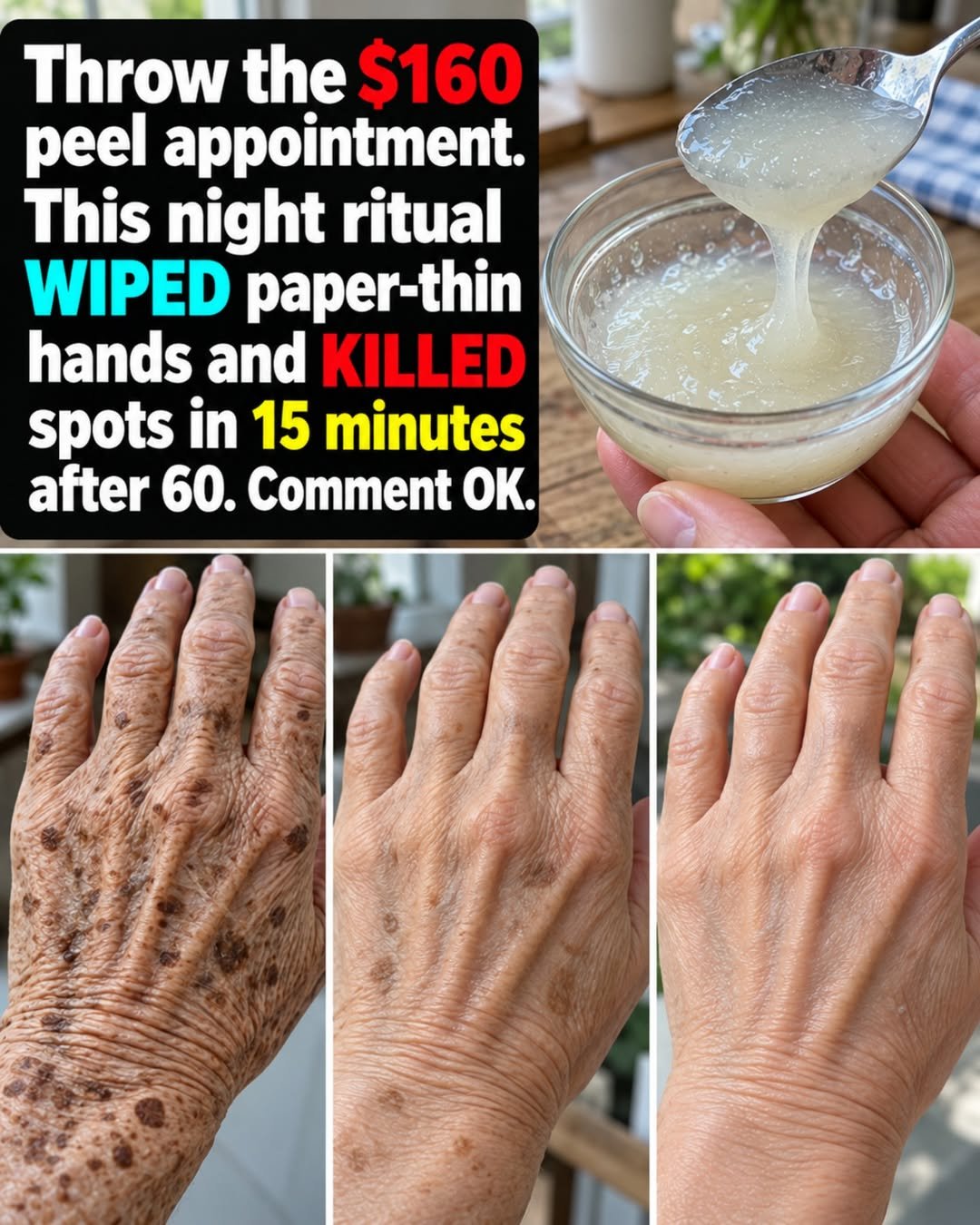 A Simple Nighttime Routine for Dry, Crepey Hands