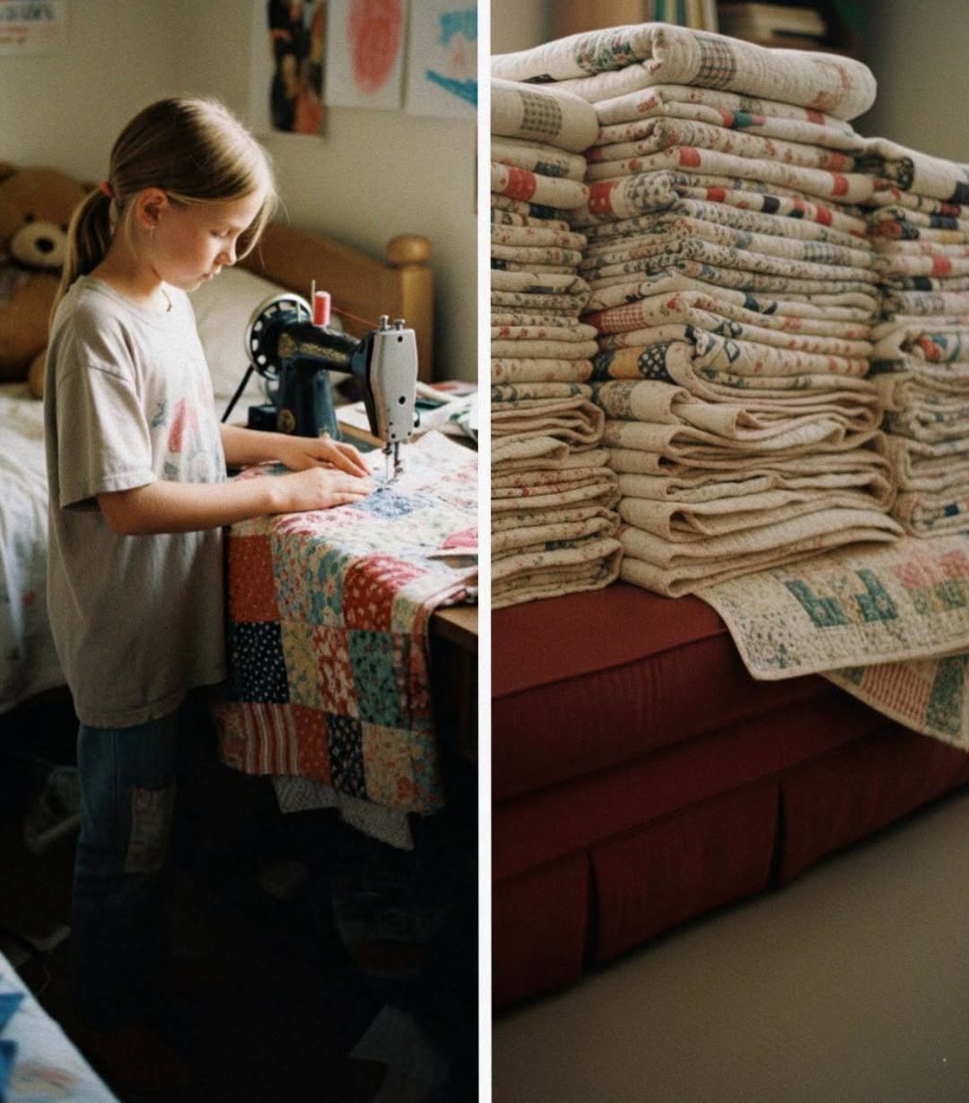 My granddaughter’s mother-in-law threw away 100 handmade blankets that my granddaughter had made for the homeless – so I made sure she learned her lesson.