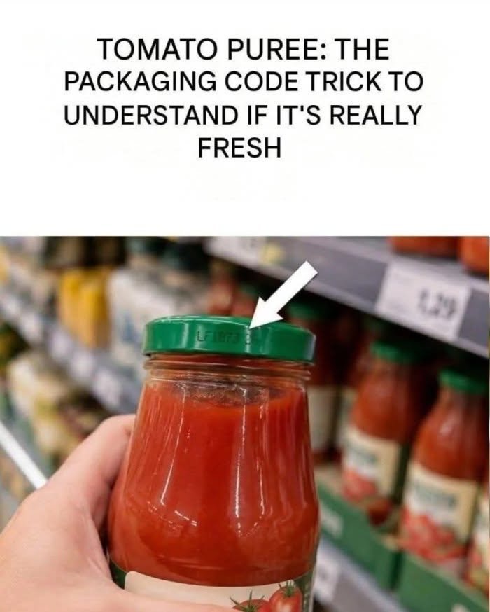 Tomato Purée: The Trick to Knowing If It’s Truly Fresh Is the Code on the Packaging