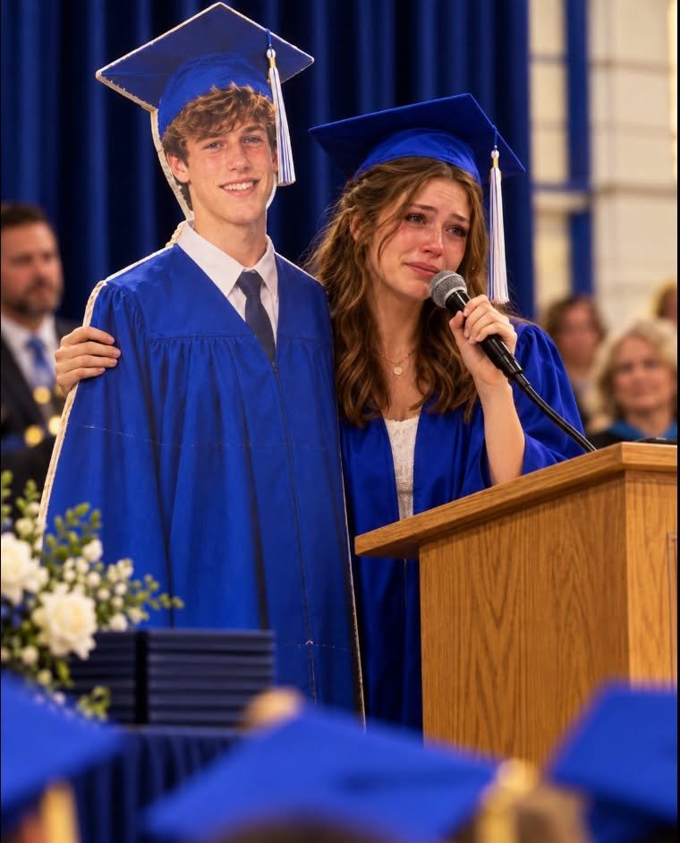 My Daughter Brought a Cardboard Boy to Graduation and Her Classmates Laughed—Until She Unfolded the Letter in His Gown